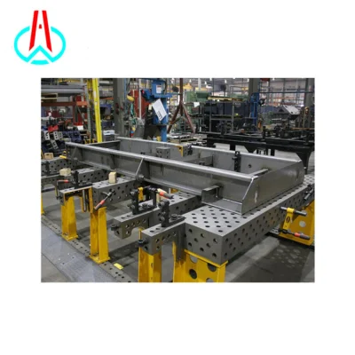 Assembly Steel Plate Welding Automatic Rotating 3D Table D16 / D28 for Welding Assembling