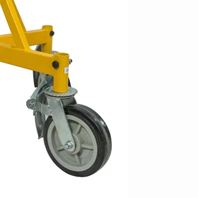 36 Inch Giant Pipe Jack Stand Heavy Duty Roller Head Pipe Support with Casters
