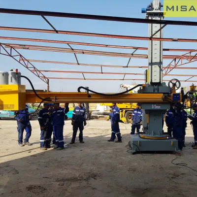 Outside Inside Longitudinal Welding Automatic Column Boom Welding and Positioning Equipment