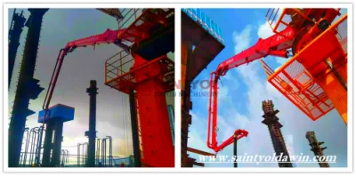 High Grade Steel Concrete Placing Boom with Hydraulic Self Jack-up Column