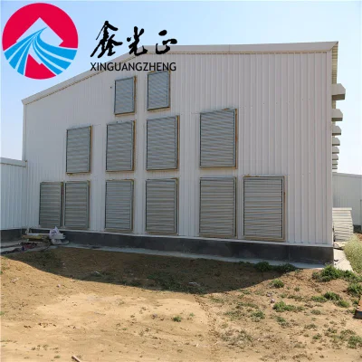 Modern Farm Chicken House Prefabricated Steel Frame Chicken House Environmental Protection Chicken Shed