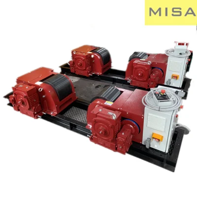 40 Ton Conventional Welding Rotator for Pressure Vessel PU Wheels Welding and Positioning Equipment