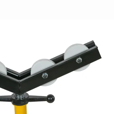 36 Inch Giant Pipe Jack Stand Heavy Duty Roller Head Pipe Support with Casters