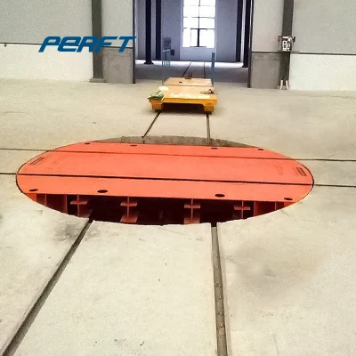5t Pallet Electric Handling Bogie Turntable Running on Rail