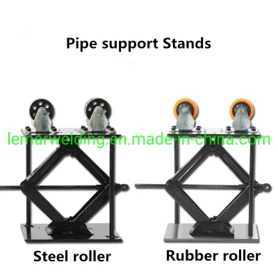 1100 Lb Load Capacity Adjustable Pipe Support Roller Stands Pipe Welding Roller