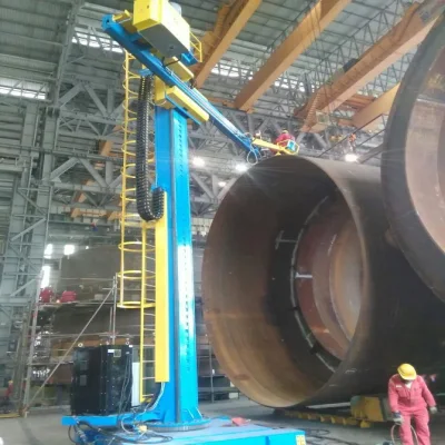 Pressure Vessel Welding Manipulator with Welding Column and Boom