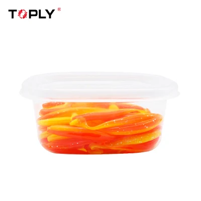 Toply Bait Smooth Two-Color T Tail Lead Head Hook Fresh Water Undulating Soft Bait Downfishing Lure Fishing Group Soft Worms