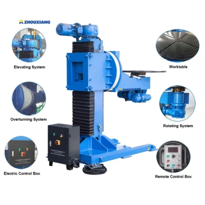 High Performance Large Loading Capacity L-Type Three-Axis Welding Table Positioner for Robot