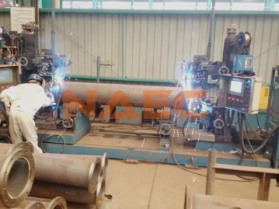 Automatic Two-Torch Pipe and Flange Welding Manipulator