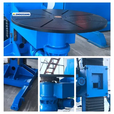 High Performance Large Loading Capacity L-Type Three-Axis Welding Table Positioner for Robot