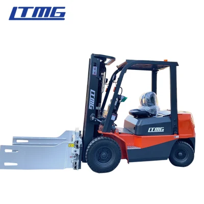 Ltmg Electric LPG Gaz Diesel Full Automatic Forklift 2.5 Ton 3 Ton 3.5 Ton 4ton 5 Ton Attachment Forklift with Rotating/Paper Roll Clamp /Bale Clamp for Sale