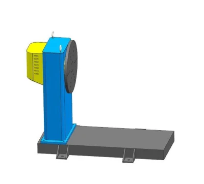 Single Axis L Type Positioner Payload 1000kg Rotary Welding Positioner Welding Positioner Turntable