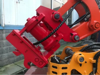 180 Degree Hydraulic Tilt Quick Hitch Coupler for Mini Excavator