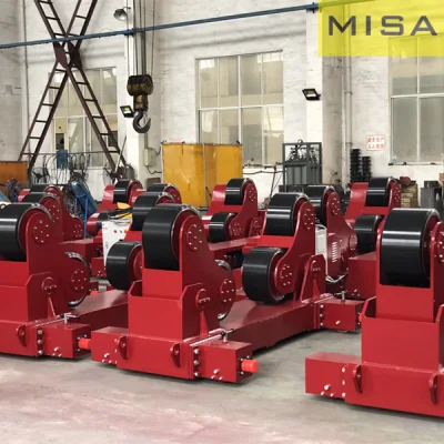 60 Ton Welding Turning Rolls for Tank Pipe Pressure Vessels Welding, with PU Wheels