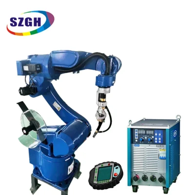 China Good 6 Axis Welding Robot Arm Six Axis Manipulator Robotic Kits Manufacturers Payload 6kg with MIG TIG Welder