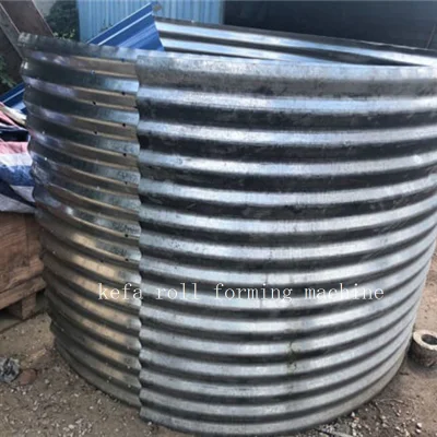 Premium Quality Grain Storage Silo Body Sheet Making Machine Corrugated Roof Sheet Making Machine
