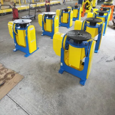 a Dual Axis Platform Welding Positioner Specifically Designed for The Welding and Machining Industry That Supports Customizable Rotating Discs