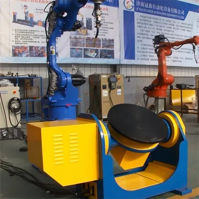 a Dual Axis Platform Welding Positioner Specifically Designed for The Welding and Machining Industry That Supports Customizable Rotating Discs
