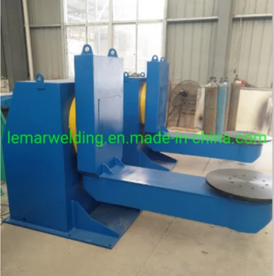 5000kg L Type Double Rotary Boom Welding Lifting Positioner