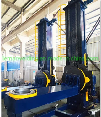 5000kg L Type Double Rotary Boom Welding Lifting Positioner