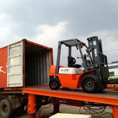 4.5m Lifting Height Three Stage Mast 2.5ton LPG Forklift