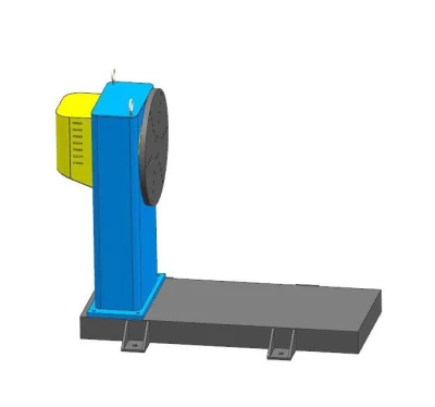 Single Axis L Type Positioner Payload 1000kg Rotary Welding Positioner Welding Positioner Turntable