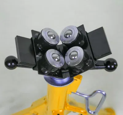Ball Head Folding Legs Pipe Stand 1/2&quot;-12&quot; Transfer Head Pipes Jack Stand