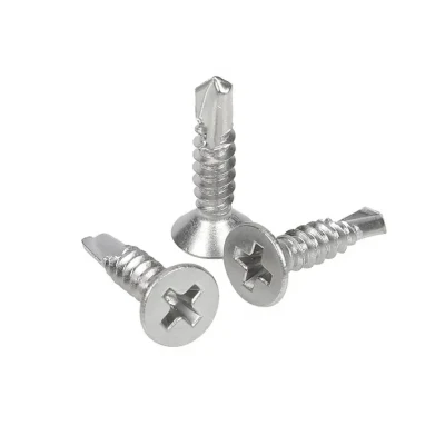 Factory Direct Sale Tail Recessed Countersunk Head Self-Drilling Screws