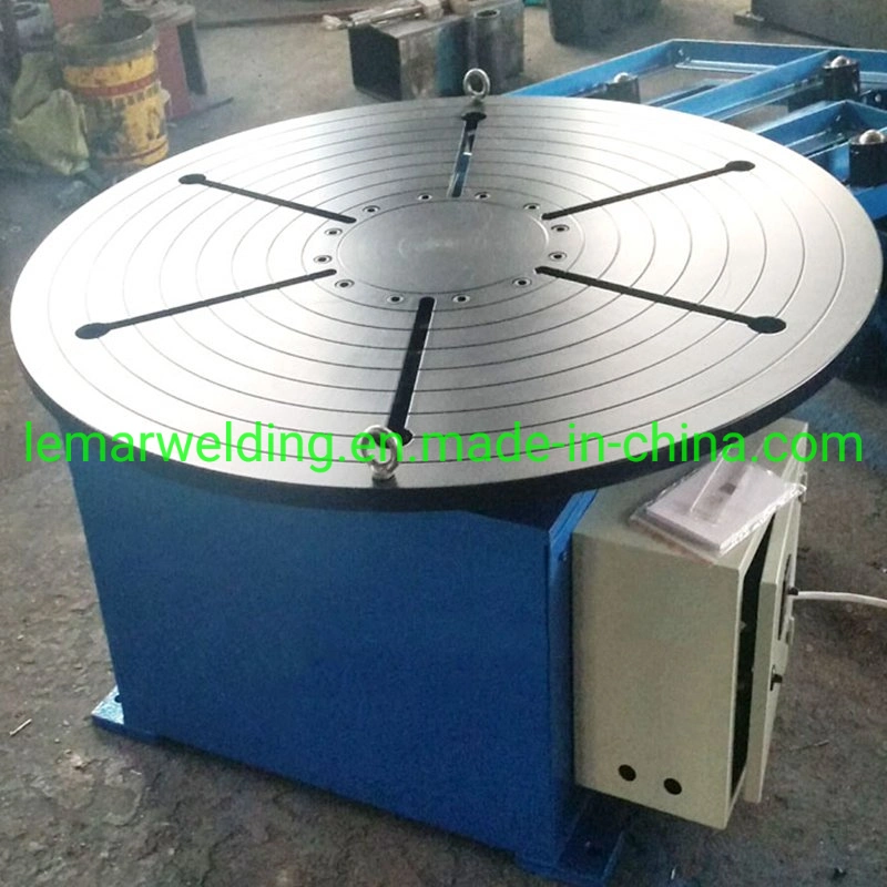 Motorized Welding Turntable Rotary Table Welding Positioner 2000kg Loading Capacity