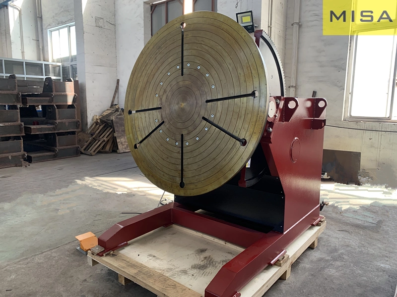 300kg Rotary Positioner Manual Tilting Pipe Turning Table