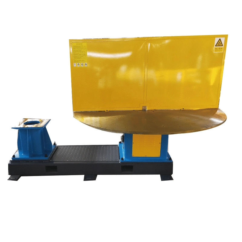 a Semi-Automatic Dual Axis Platform Welding Positioner with Precise Positioning and Adjustable Welding Angle for Automatic Welding Robots