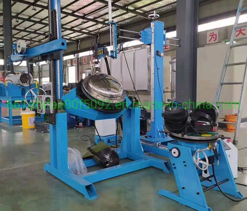 Capacity 1000 Kg AC Frequency Flange Tube Turn Tilt Welding Machine Welding Positioner