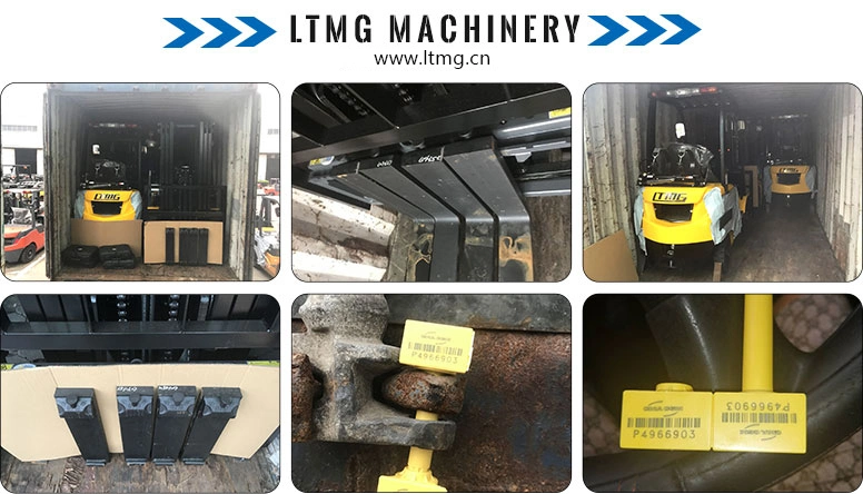 Ltmg Electric LPG Gaz Diesel Full Automatic Forklift 2.5 Ton 3 Ton 3.5 Ton 4ton 5 Ton Attachment Forklift with Rotating/Paper Roll Clamp /Bale Clamp for Sale