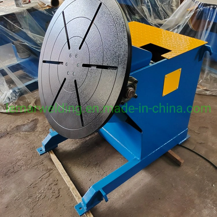 1200mm Table Diameter Variable Speed Automatic Welding Positioner with Foot Pedal and 3 Jaw Chuck