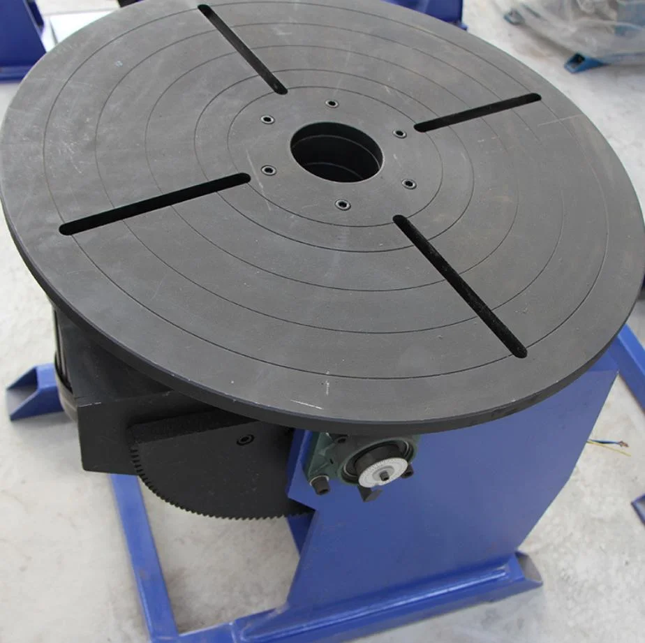 300kg Benchtop Tilt Welding Positioner Tilting Turntable for Pipe Welding