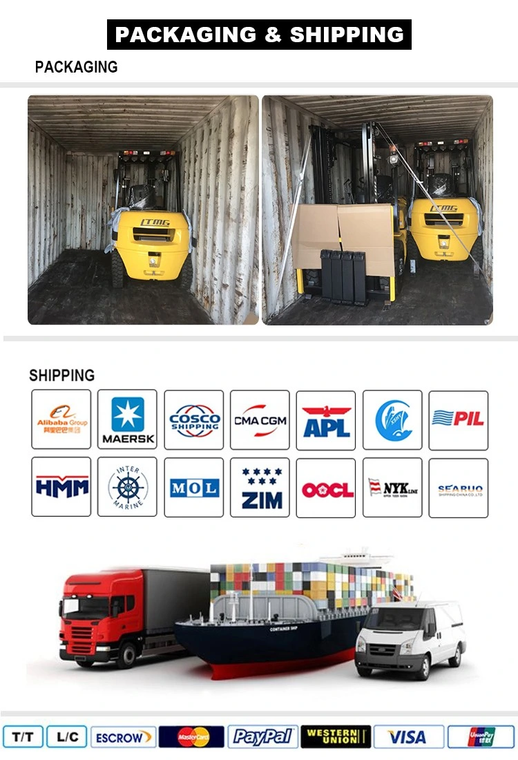 Small Capacity Diesel Forklift 2 Ton 2.5 Ton 3 Ton 3.5 Ton Forklift Diesel 2.5 Ton with Optional Fork Positioner