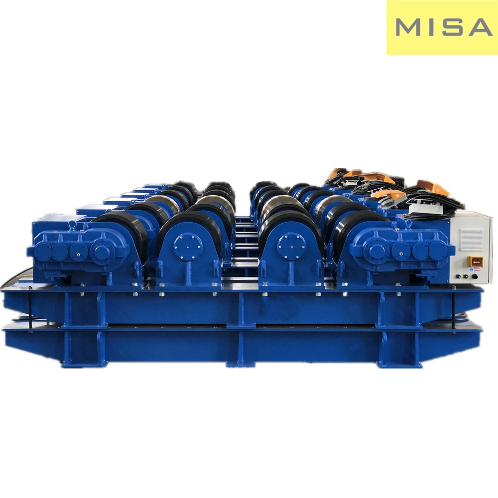 Max Load 60 Ton Conventional Welding Rotator with PU Wheels Welding and Positioning Equipment