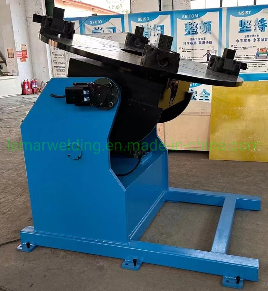 135 Degree 1000kg Rotary Positioner Turntable for Welding and Cutting