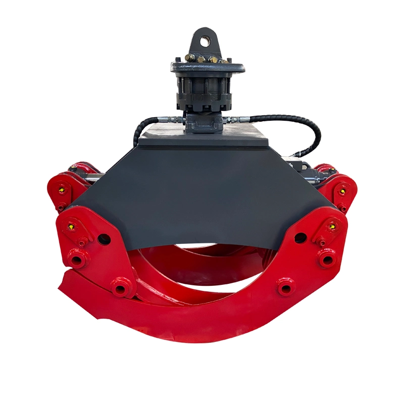 High Efficiency Hydraulic Rotating Grapple for 8 Ton Excavator