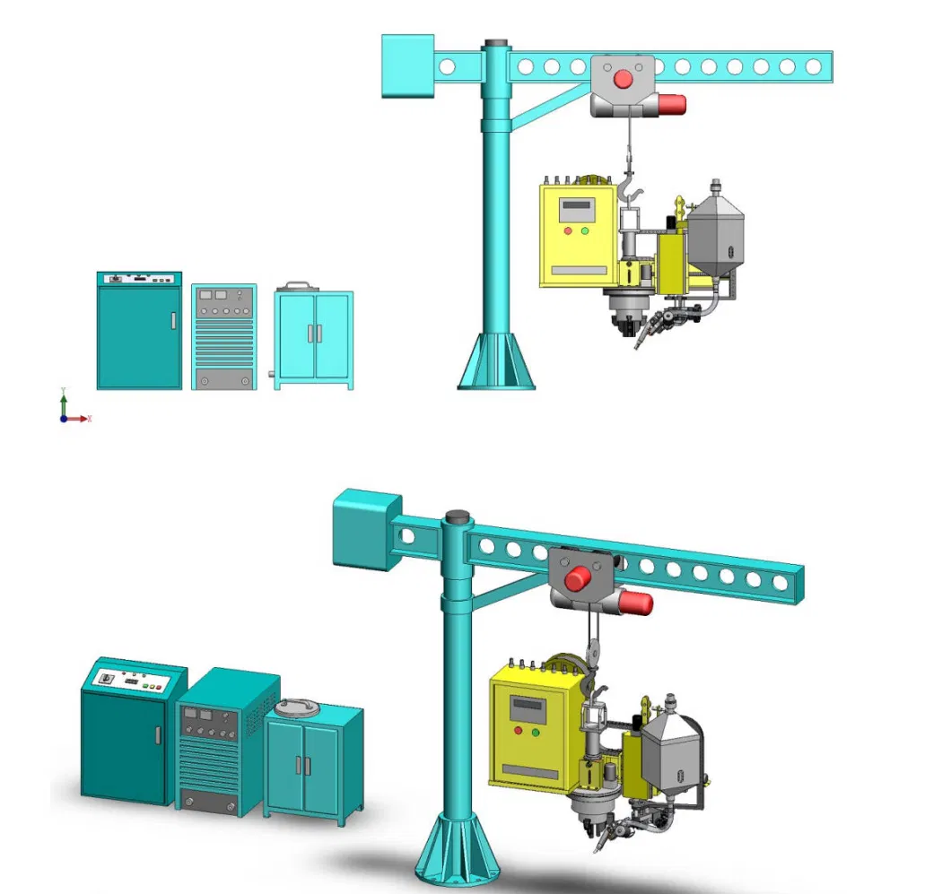 Hydraulic Cylinder Pressure Vessels Boom and Column Girth Seam MIG Mag Welding