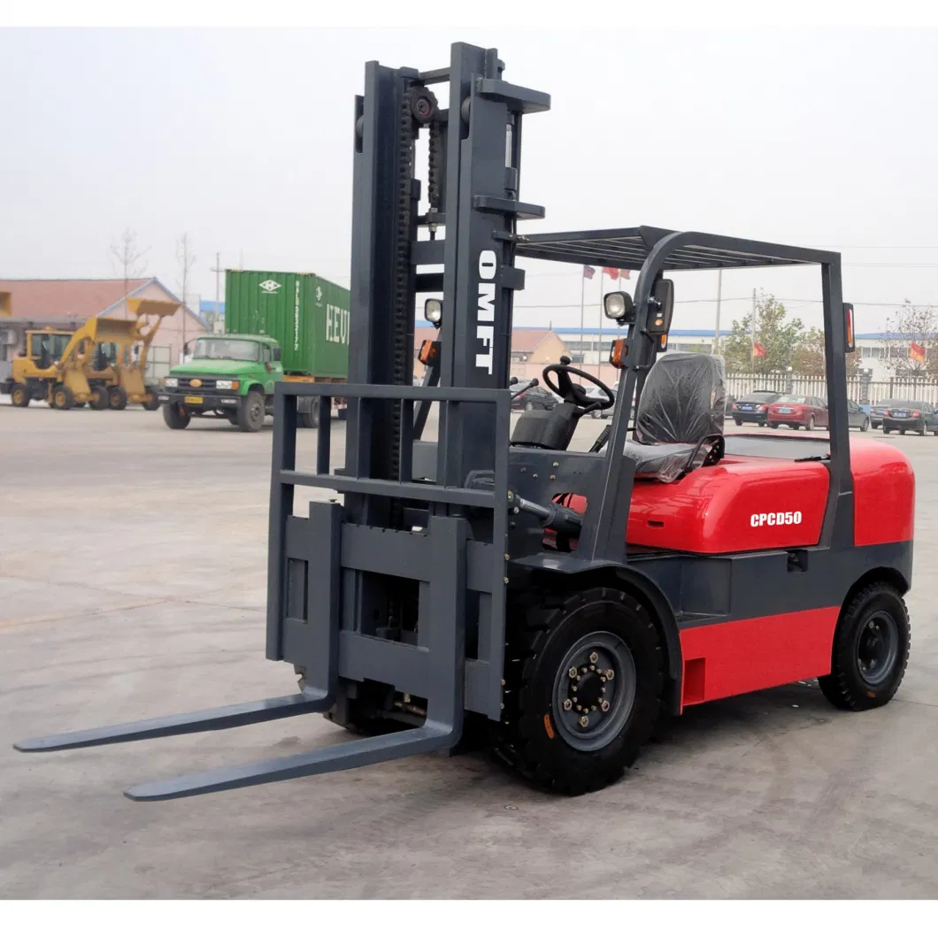 4.5ton Small 5.0 T Diesel Forklift Truck Lift Height 3m 3.5m 4m 4.5m 5m 5.5m 6m 6.5m 7m