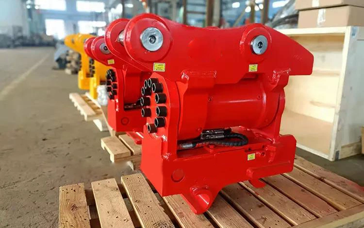 180 Degree Hydraulic Inline Tilt Quick Coupler for 1-3 Ton Excavator