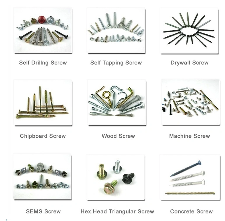High-Strength Carbon Steel Hexagonal Self-Tapping Screws Head Paint Drill Tail Non-Standard Self-Tapping