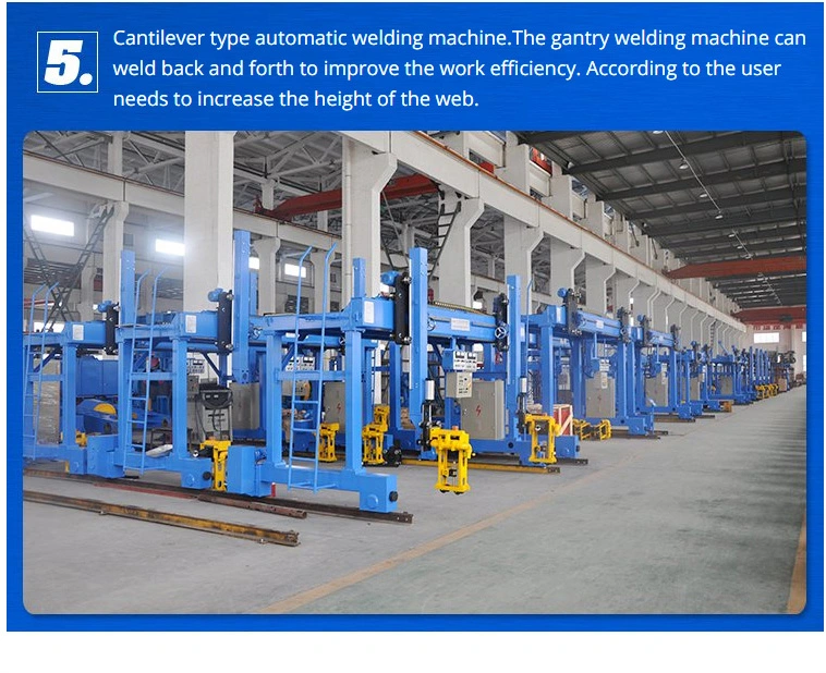 H Beam Steel Welding Automatic Gantry Welding