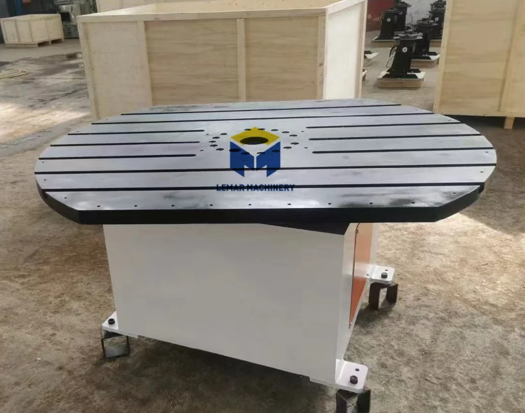 Motorized Welding Turntable Rotary Table Welding Positioner 2000kg Loading Capacity