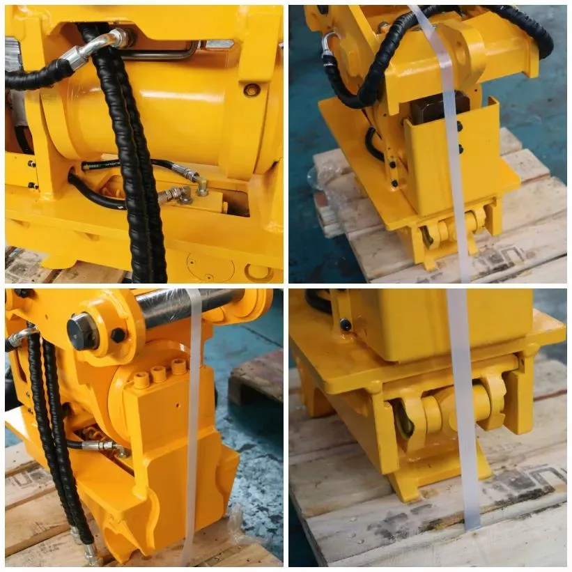 90 Degree Swing Left and Right Hydraulic Tilt Rotation Quick Hitch Quick Coupler for Excavator