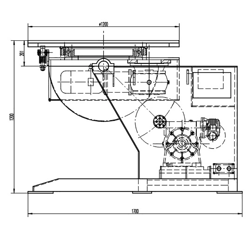 Automatic Welding Positioner/Rotating and Turning Table/Welding Posioner/Rotary Chuck/Steel Structure Welding Positioner/Heavy Duty Pipe Welding Positioner