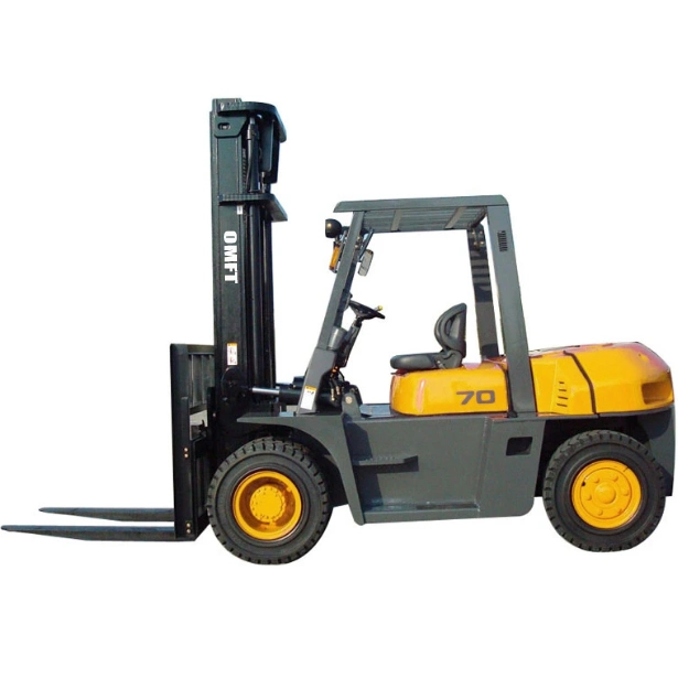 7ton/7000kgs Diesel Forklift 3m/4.5m/5m/6m Lifting Height, with Japanese Isuzu/Mitsubishi/Perkins Engine, with Side Shift/Solid Tyre Tcm Technical