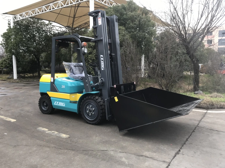 Ltmg 3t 3 Ton 3.5 Ton 4 Ton Diesel Forklift with Hanged Bucket