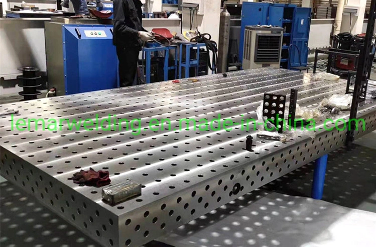 Casting Iron Steel Plate 3D Flexible Welding Workbench Table Robot 3D Welding Tooling